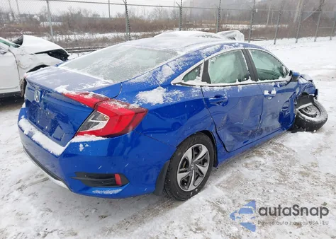 2020 Honda Civic Lx из США, поврежденный, VIN 19XFC2F64LE216499